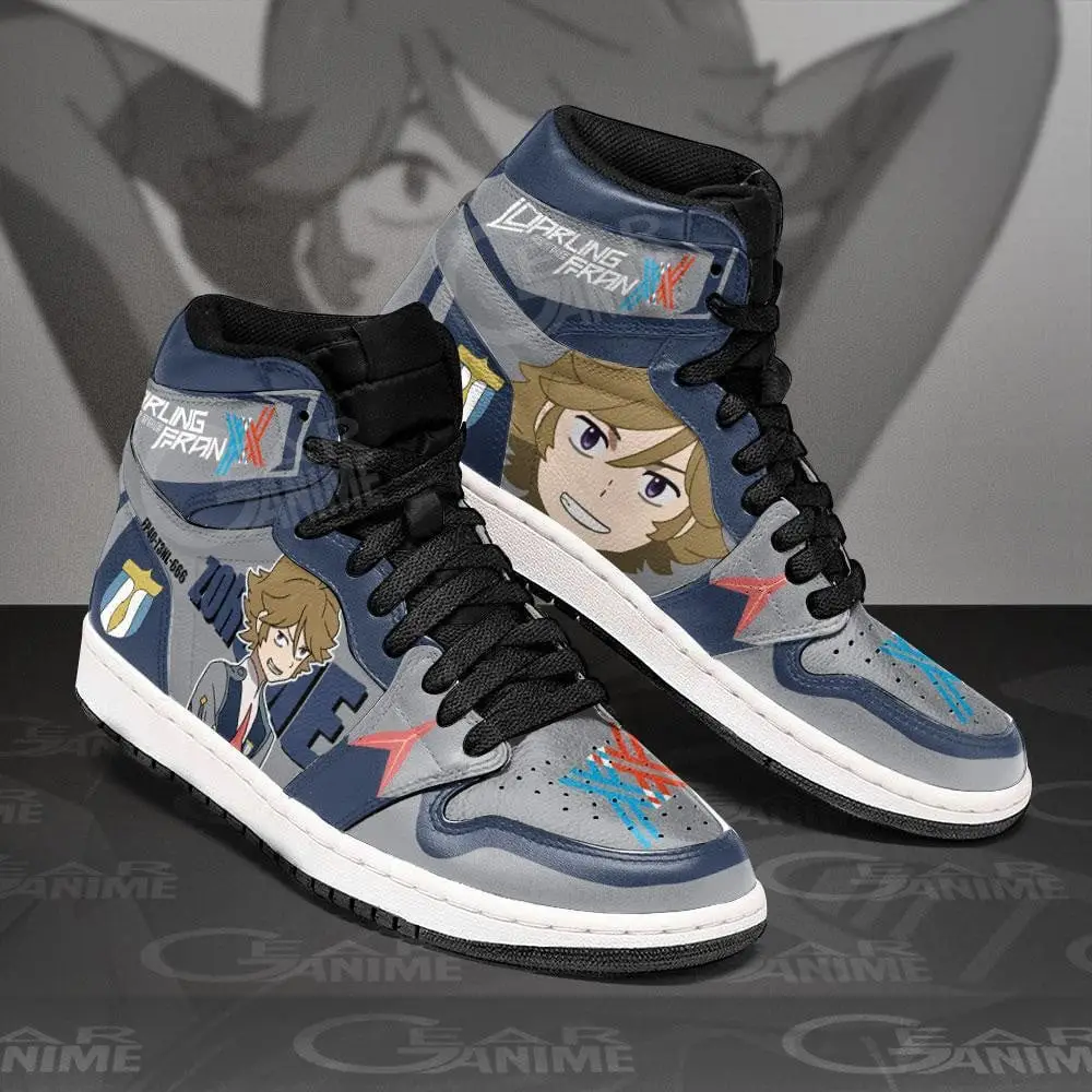 Air JD Hightop Shoes Zoromeo Darling In The Franxx JD1s Sneakers Code 666 Custom Shoes