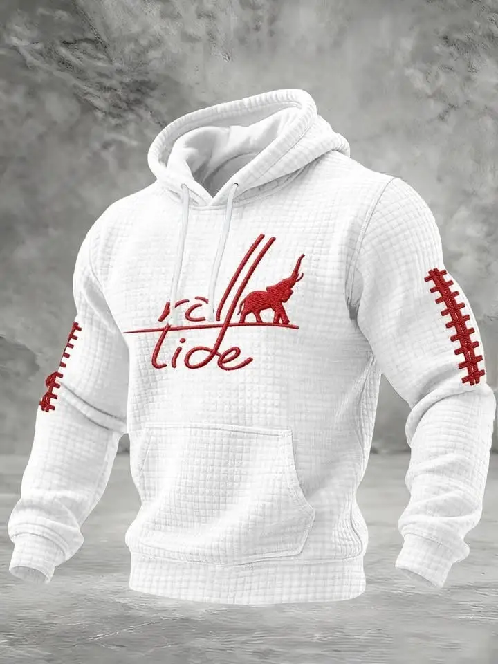 Alabama Crimson Tide Hoodie Men's Game Day Clothes Alabama Football Merch Best Gifts For Fans