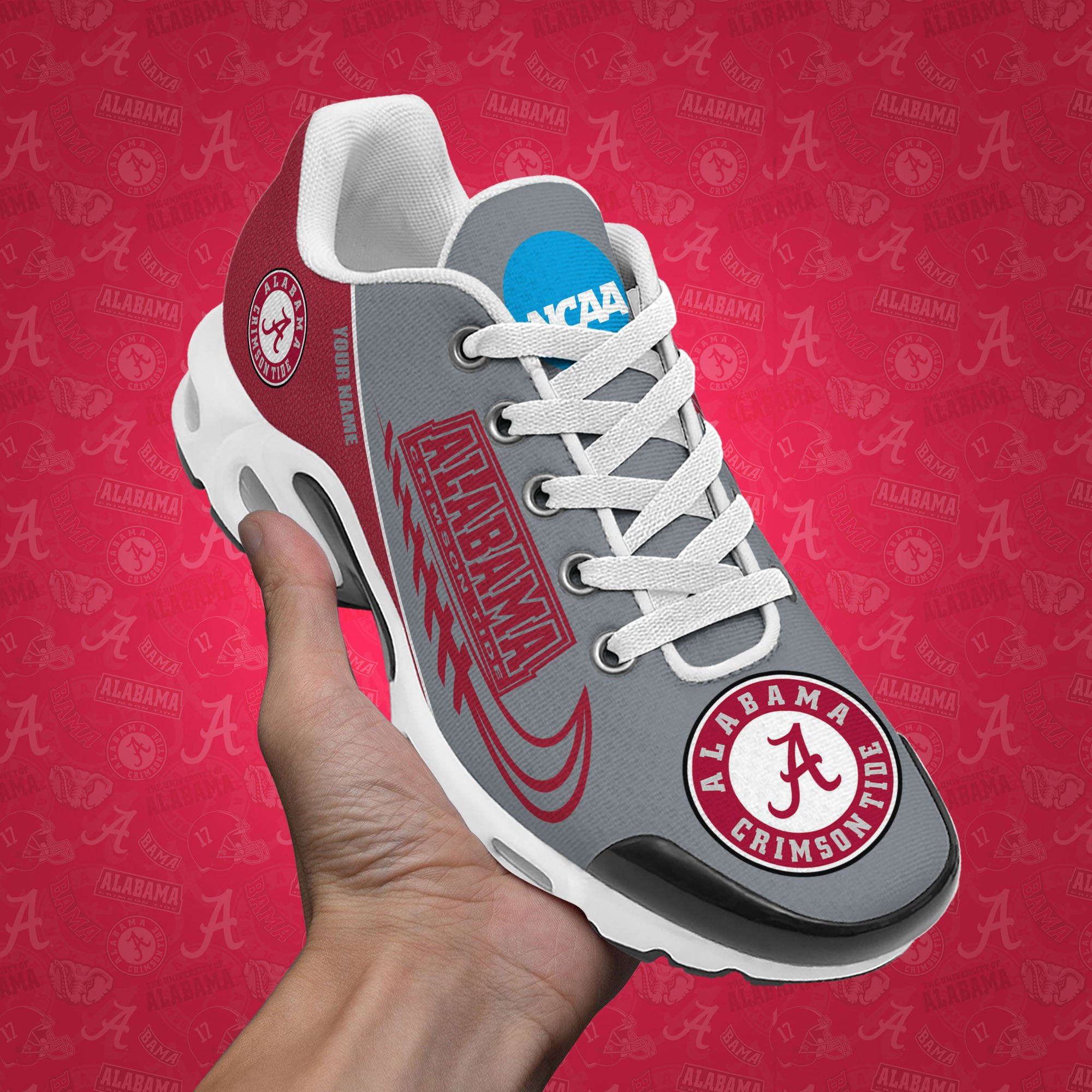 Alabama Crimson Tide Shoes Custom Your Name 514 Alabama Crimson Tide Shoes Custom Your Name 514 - Image 1