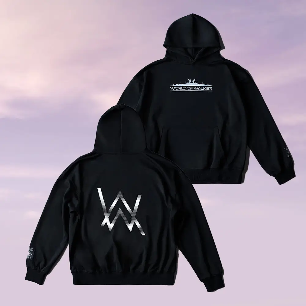 Alan Walker Merch World Of Walker Skyline Hoodie Cool Clothes Presents For Music Lovers