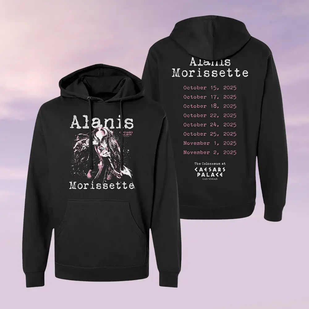 Alanis Morissette Merch Alanis Residency Event Hoodie Cool Clothes Best Gifts For Music Lovers