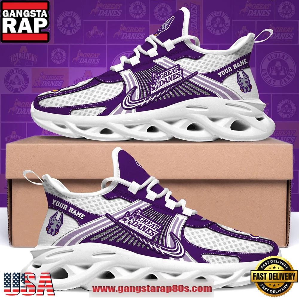 Albany Great Danes Custom Name Clunky Sneaker Max Soul Shoes