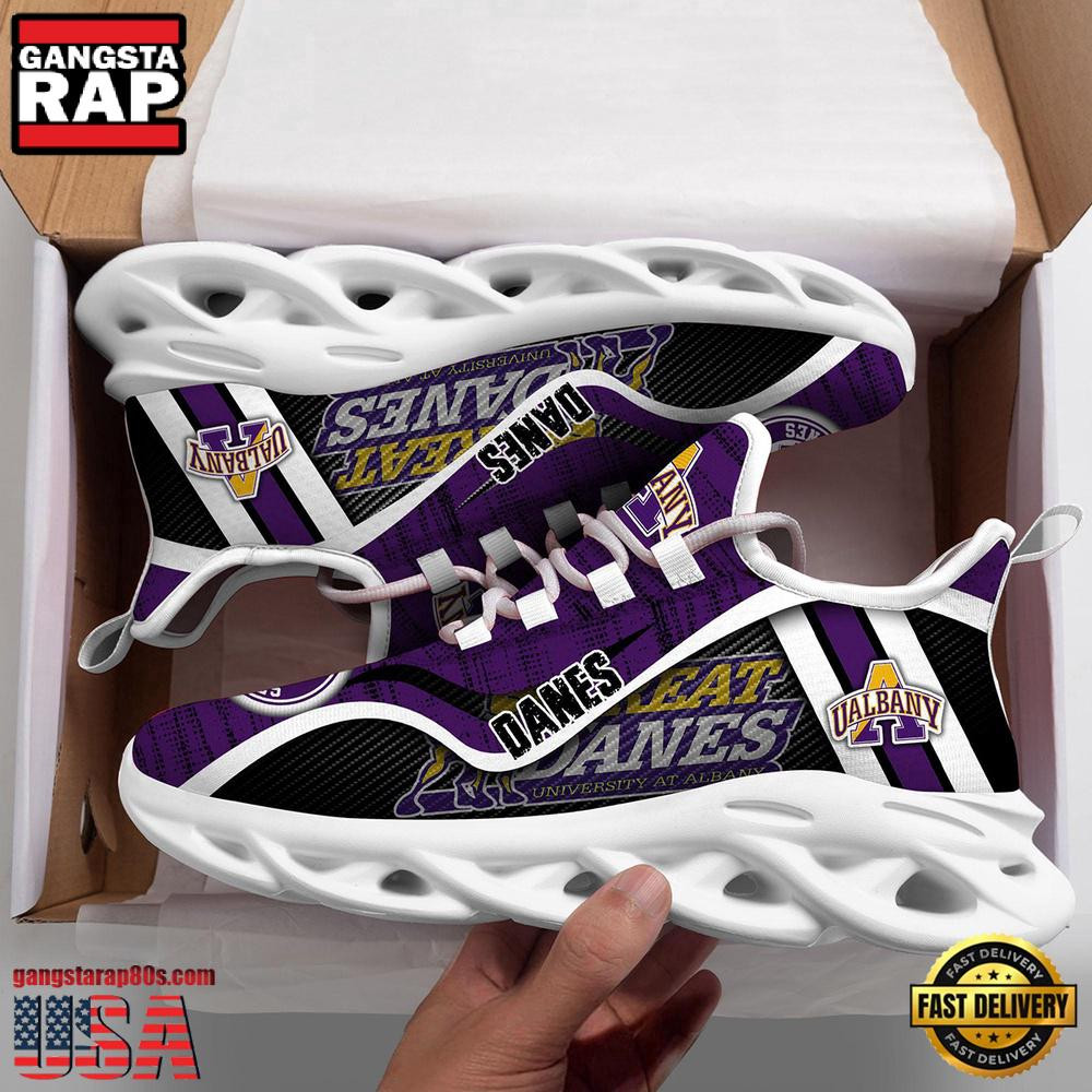 Albany Great Danes NCAA Clunky Air Max Shoes Air Cushion Sneakers Albany Great Danes NCAA Clunky Air Max Shoes Air Cushion Sneakers - Image 1