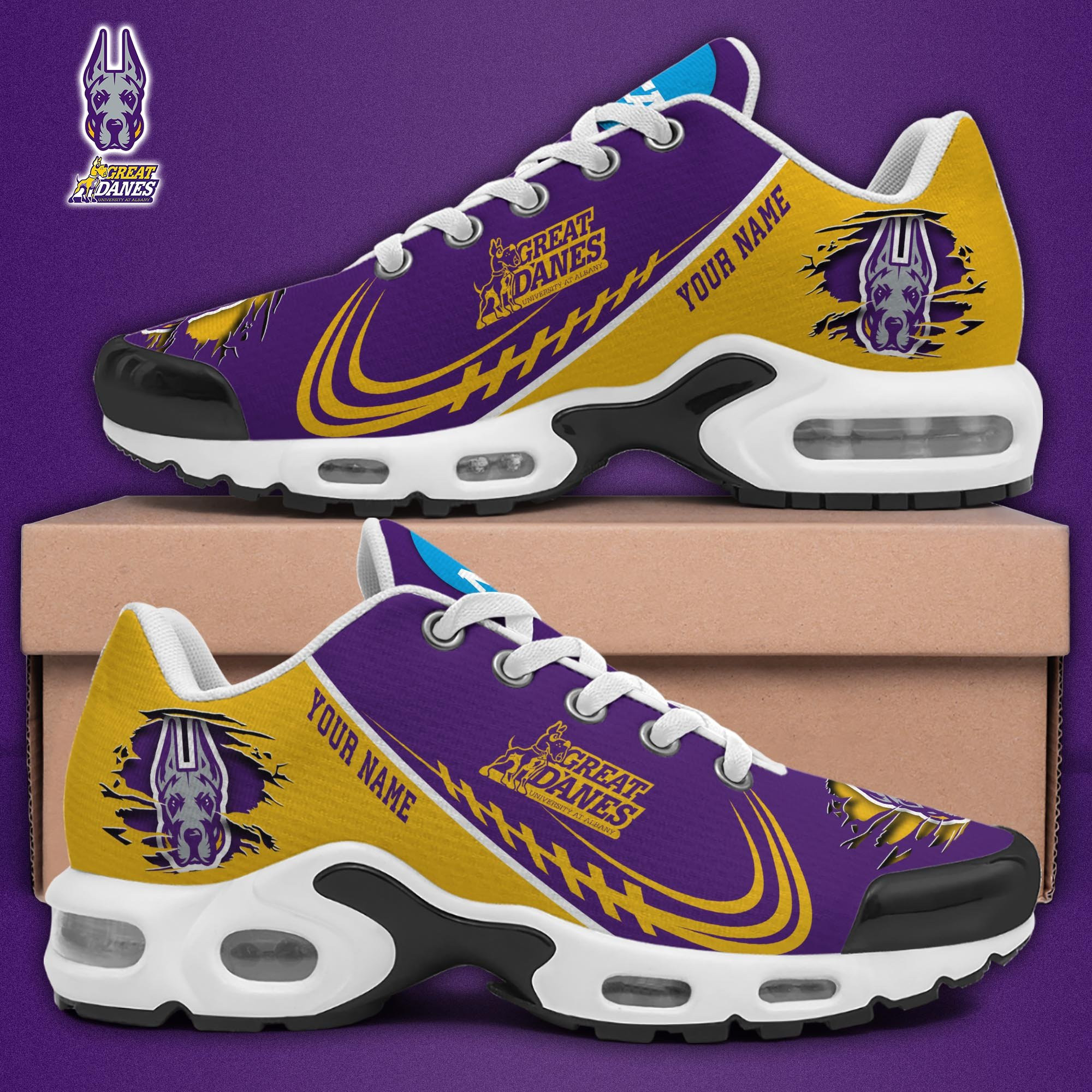 Albany Great Danes Shoes 2025 Version Custom Name Albany Great Danes Shoes 2025 Version Custom Name - Image 1