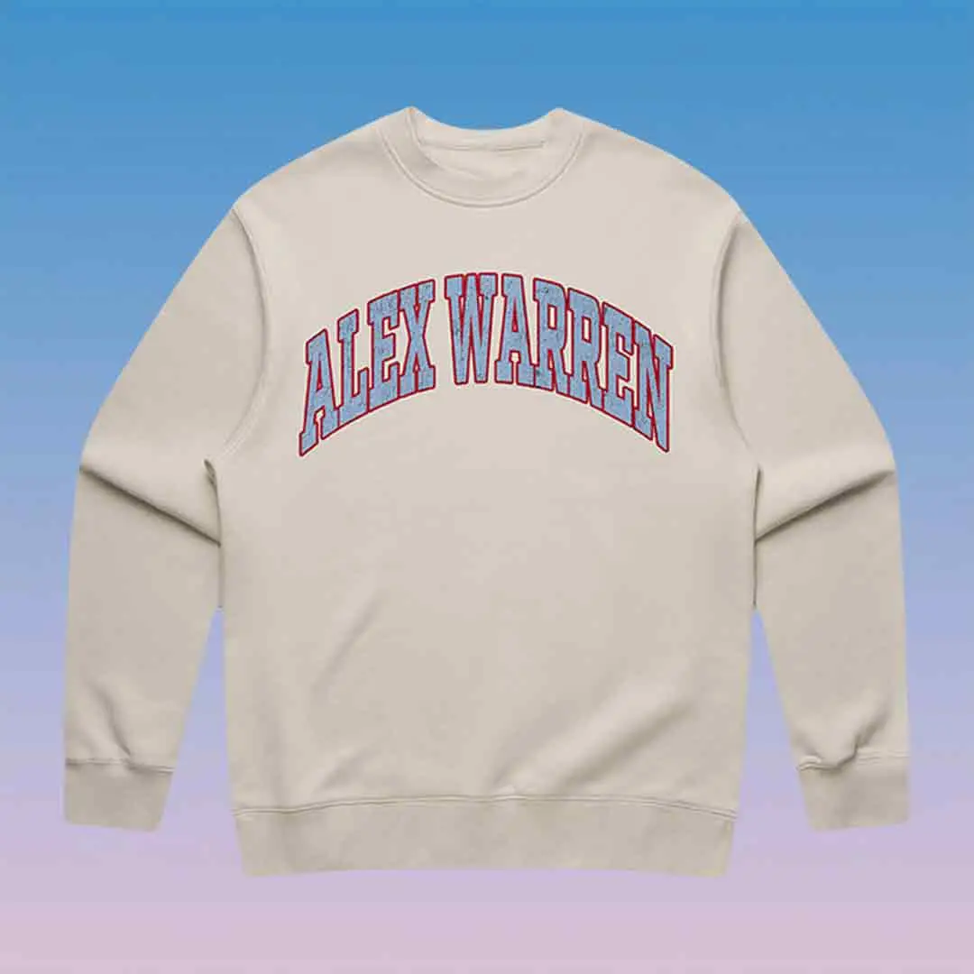 Alex Warren Merch Concert Sweatshirt Indie Pop Music Clothing AW Fans Gift