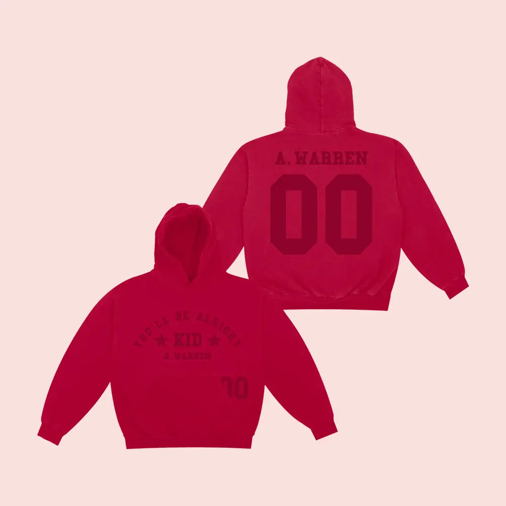 Alex Warren Merch Official You'll Be Alright Kid Hoodie Alex Warren Store Merchandise For Sale