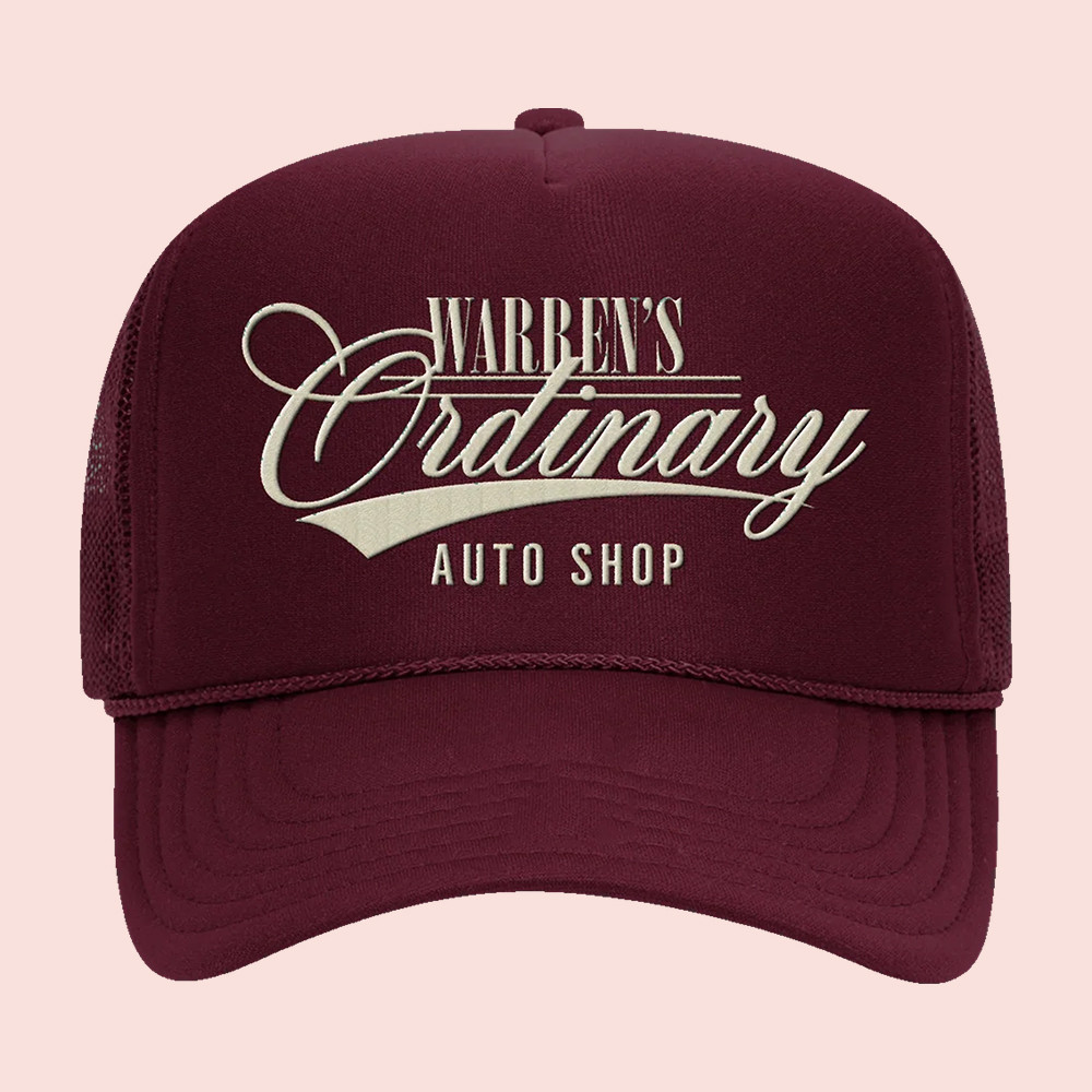 Alex Warren Merch Store Warren's Ordinary Auto Shop Trucker Hat Music Related Gifts For Guys