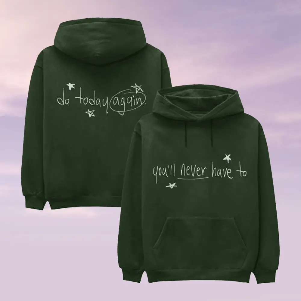 Alex Warren Merch Today Again Hoodie Cute Apparel Gifts For People Who Like Music
