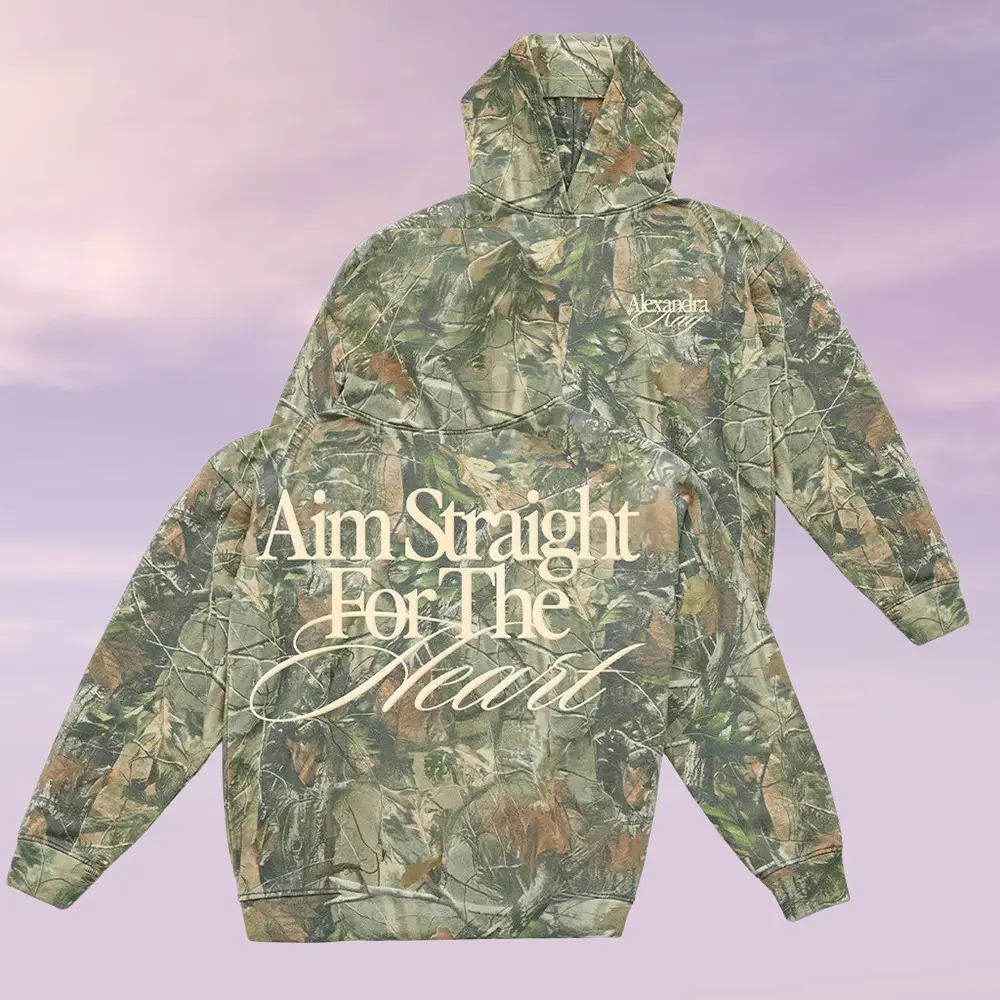 Alexandra Kay Merch Straight For The Heart Camo Hoodie Gifts Ideas For Son