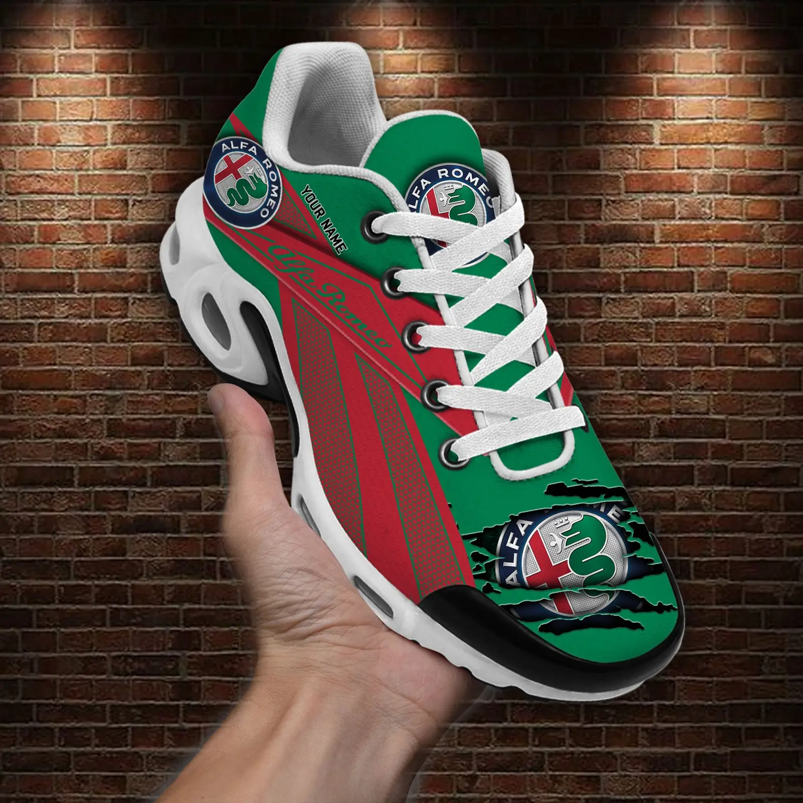 Alfa Romeo Air Max Plus Shoes Sneakers For Men And Women Alfa Romeo Air Max Plus Shoes Sneakers For Men And Women - Image 1