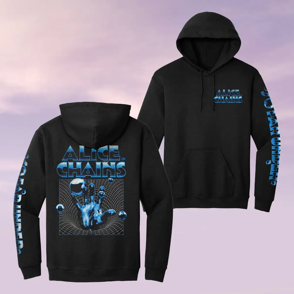 Alice In Chains Merch Wormhole Black Hoodie Cool Clothes Wife Christmas Gift Ideas Alice In Chains Merch Wormhole Black Hoodie Cool Clothes Wife Christmas Gift Ideas - Image 1