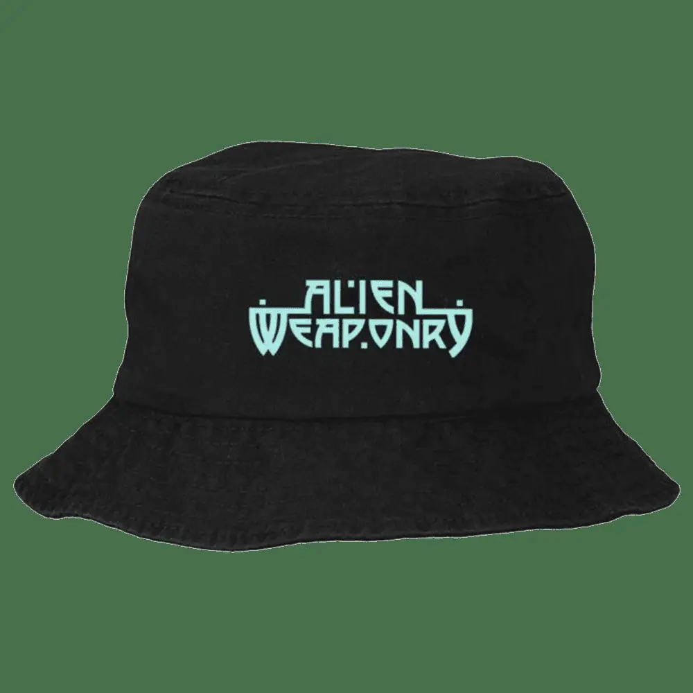 Alien Weaponry Store Embroidered Logo Bucket Hat Black Gift Ideas For Husband -WearandDecor