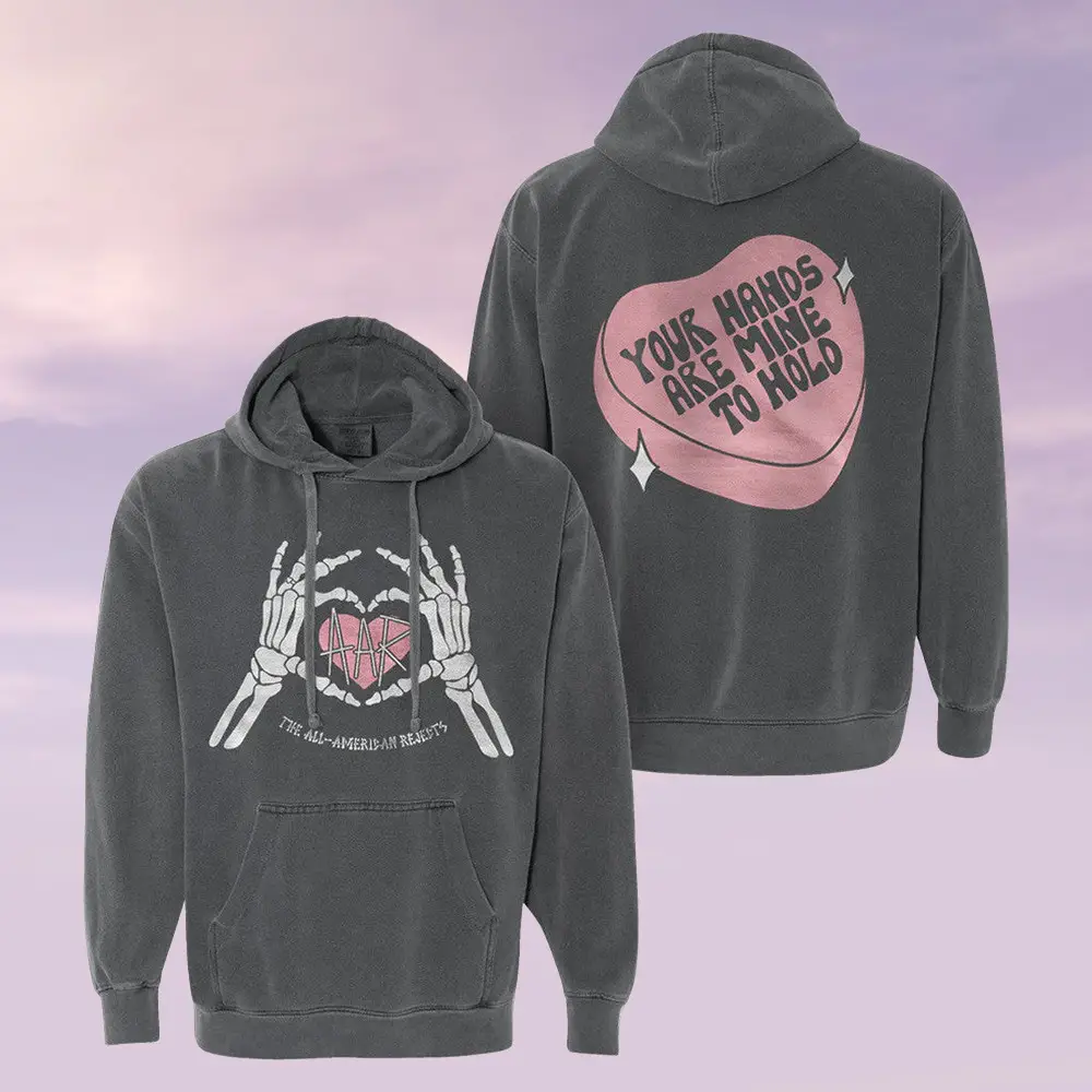All American Rejects Merch Heart Hoodie Cute Clothes Gifts For Husband