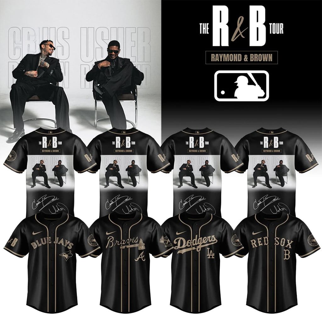 All MLB Team X Raymond And Brown The R&B Tour 2026 Baseball Jersey Fan Merch Best Gifts