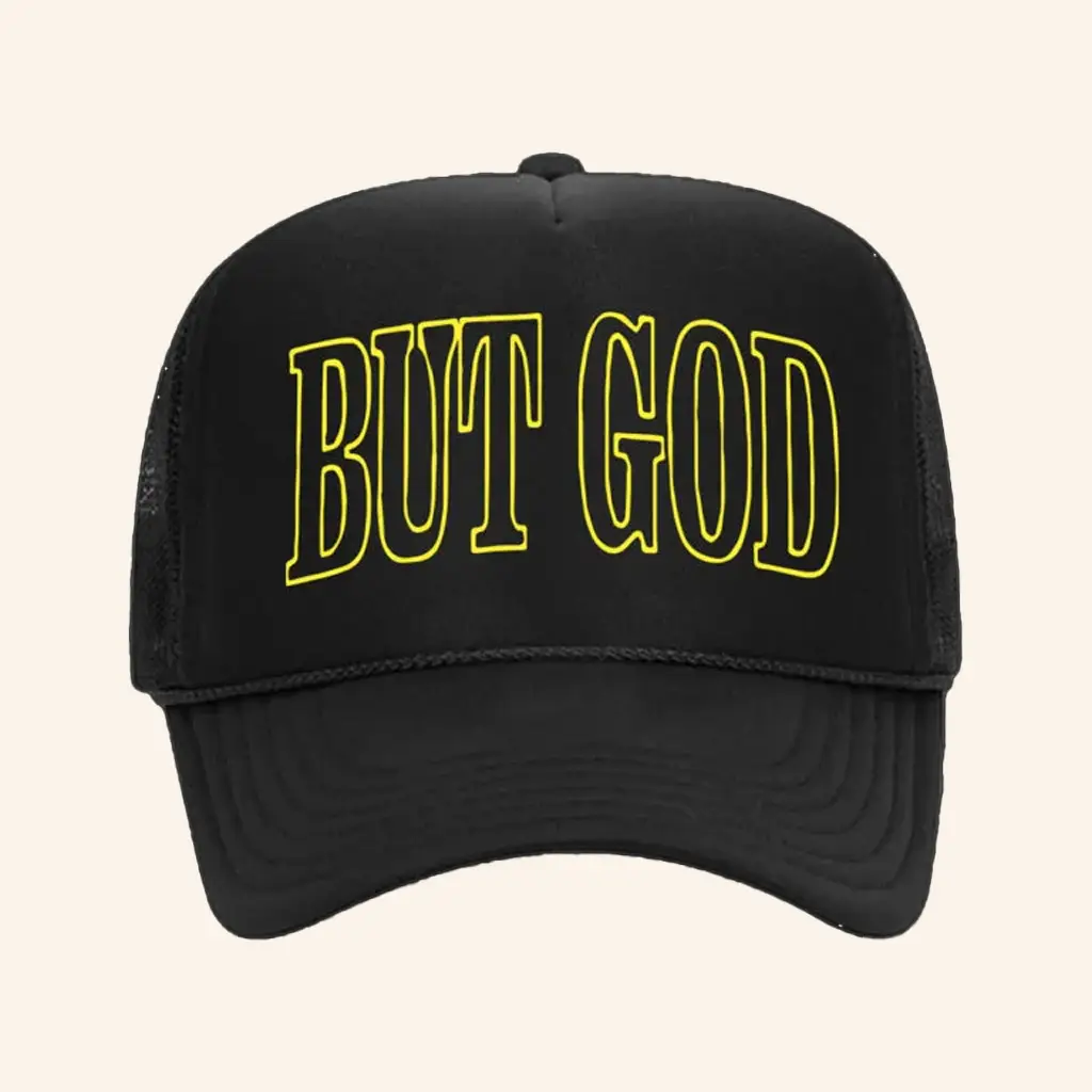 Allan Scott Music Merch But God Trucker Hat Christmas Gift Ideas For Dad - Wear&Decor