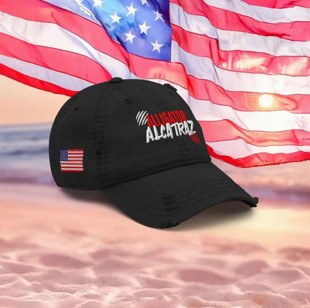 Alligator Alcatraz Hat Embroidered Official Alligator Alcatraz Merch Florida GOP Store Alligator Alcatraz Hat Embroidered Official Alligator Alcatraz Merch Florida GOP Store - Image 1