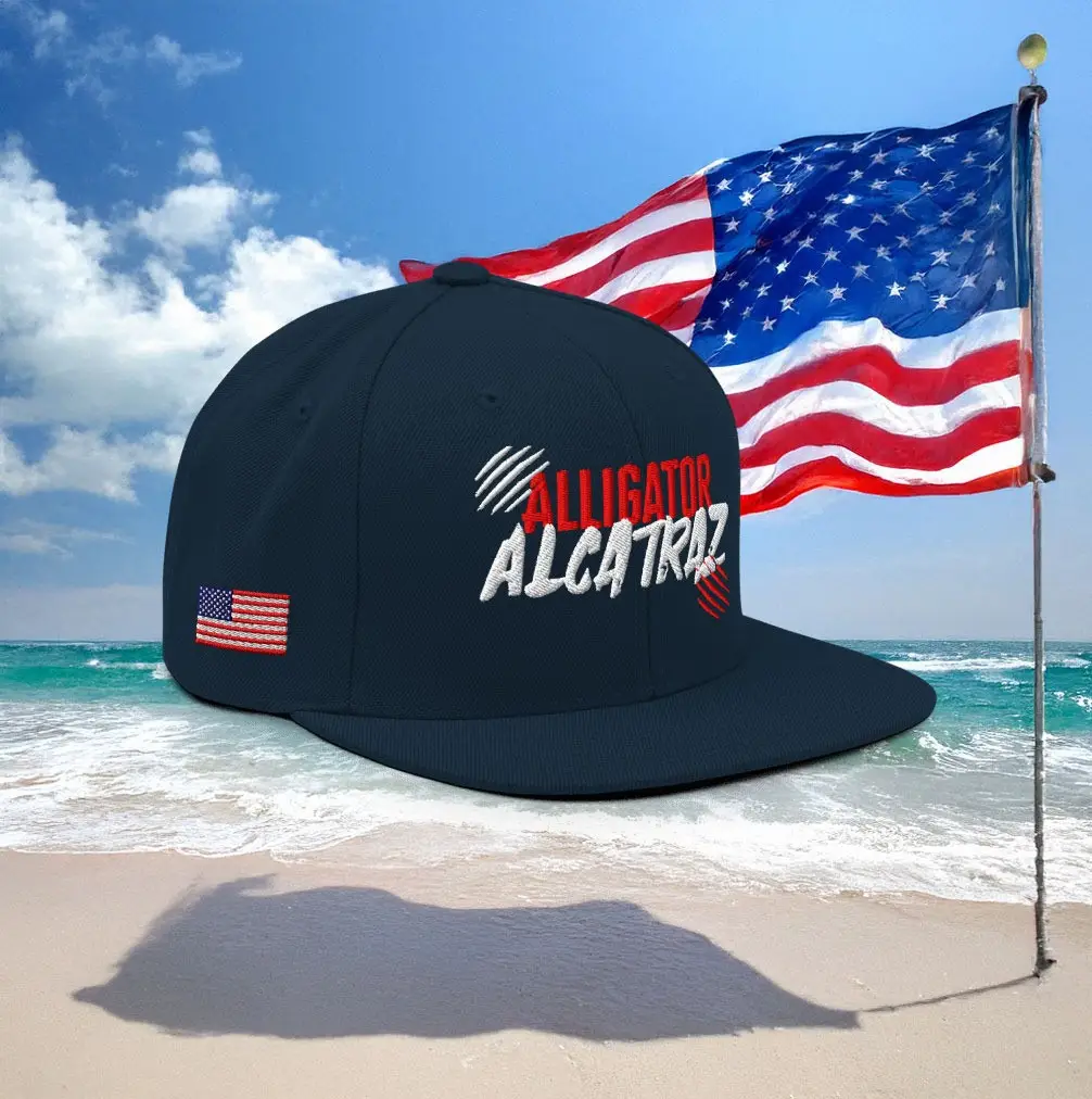 Alligator Alcatraz Snapback Hat Official Alligator Alcatraz Merch Florida GOP Store Dad Gifts Alligator Alcatraz Snapback Hat Official Alligator Alcatraz Merch Florida GOP Store Dad Gifts - Image 1