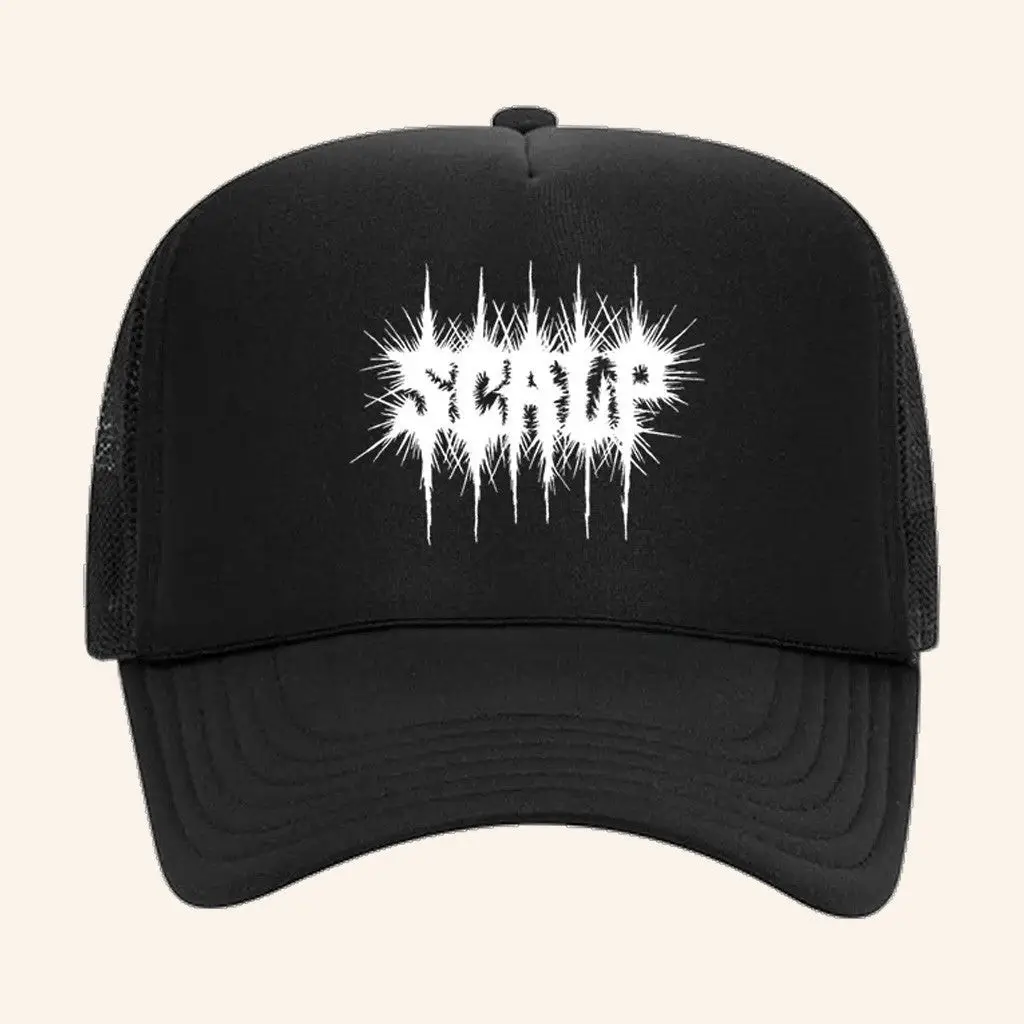 Allin Merch Scalp Logo Trucker Hat Gifts For Dad -WearandDecor