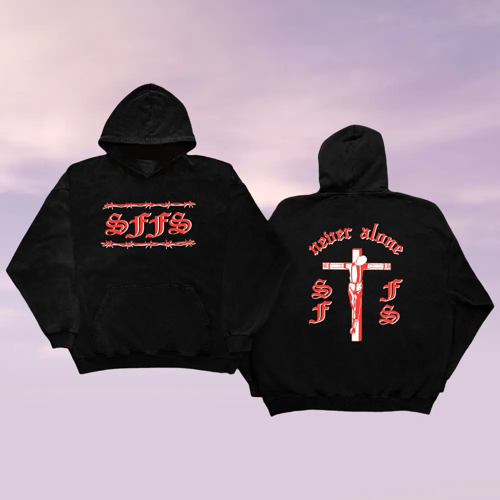 Almighty Hoodrich Merch SFFS Never Alone Hoodie Gifts Ideas For Him Her