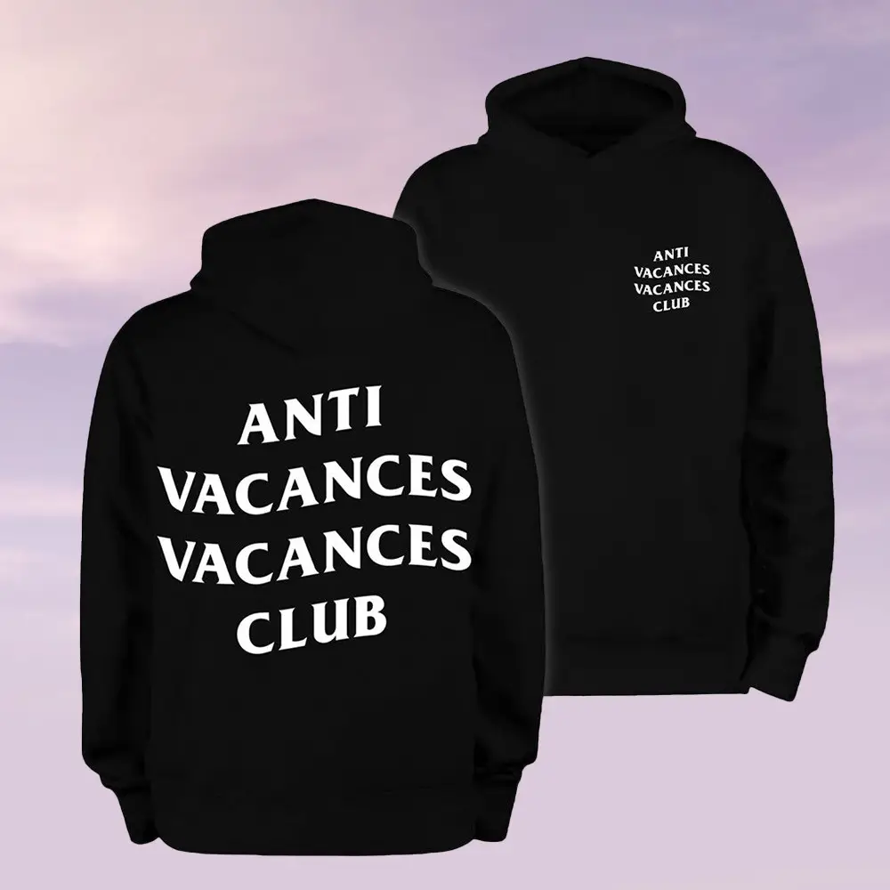 Alpha Squadron Merch Anti Vacances Club Hoodie Unique Clothes Gifts Ideas For Father