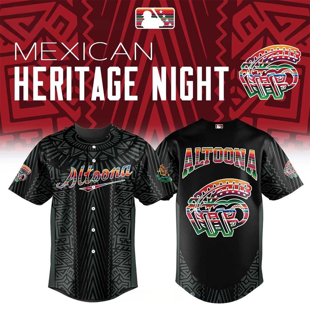 Altoona Curve Mexican Heritage Night Jersey Altoona Curve Merch Gifts For Baseball Fans