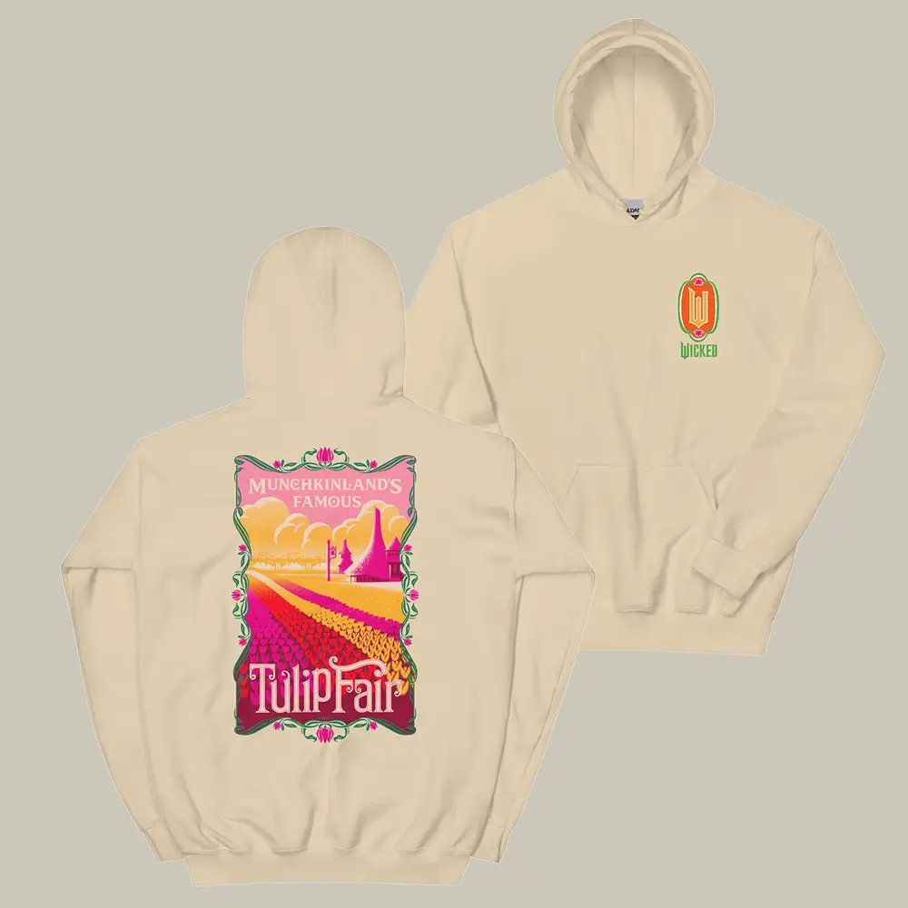 AMC Wicked Merch Hoodie Munchkinland Tulip Fair Wizard Of Oz Hoodie Unique Gifts For Fans