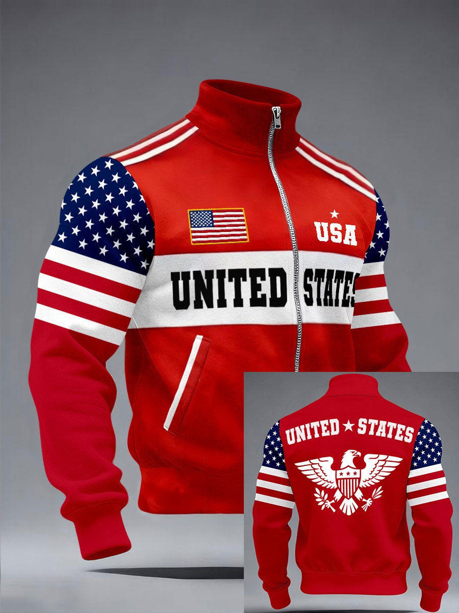 America 1776-2026 Inspired Vintage Polo Shirt US 250th Anniversary Men's Apparel