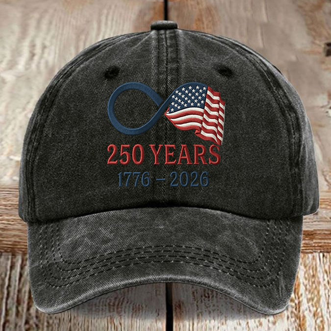 America 250 Years 1776 2026 Patriotic Hat America's Birthday Baseball Cap Gift For Him America 250 Years 1776 2026 Patriotic Hat America's Birthday Baseball Cap Gift For Him - Image 1