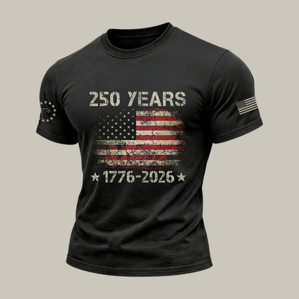 America 250 Years 1776 2026 T-Shirt July 4 Outfits Present For Patriots