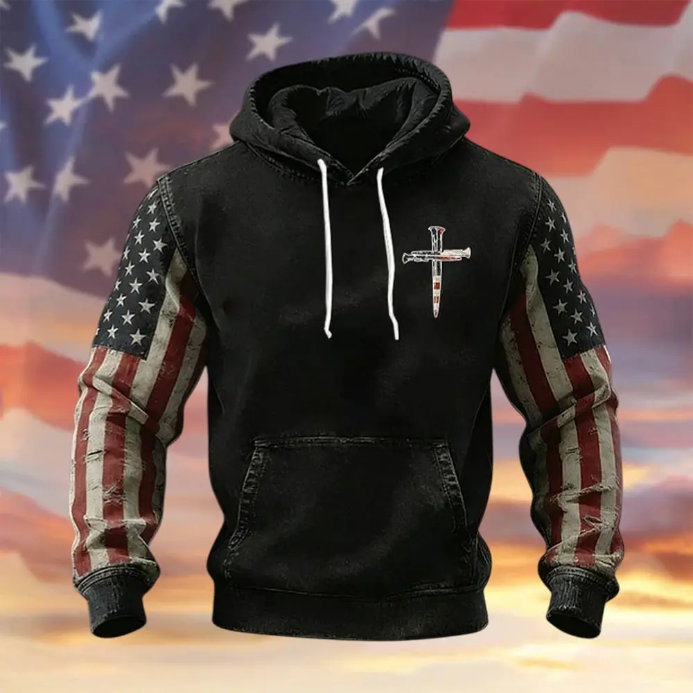 America 250th Anniversary 1776 2026 Faith Hoodie Patriotic Apparel Fourth Of July Gift America 250th Anniversary 1776 2026 Faith Hoodie Patriotic Apparel Fourth Of July Gift - Image 1