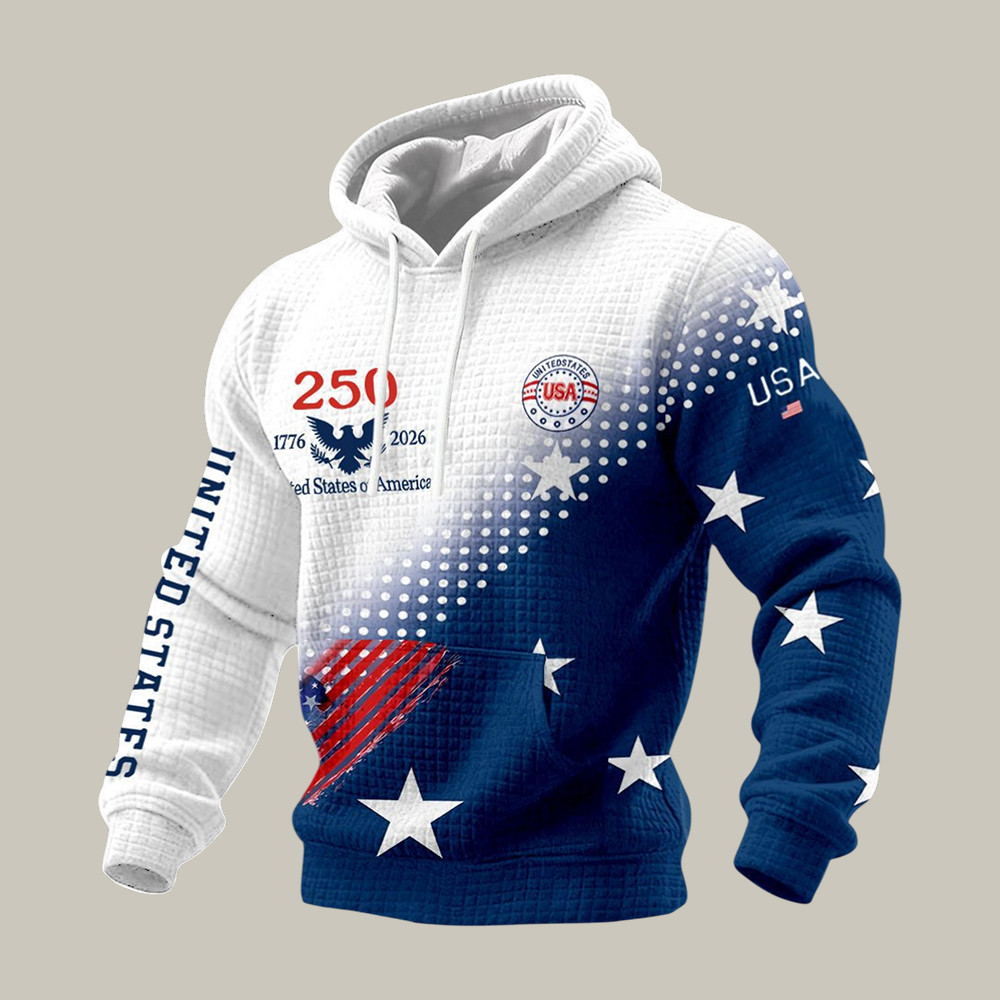 America 250th Anniversary 1776 2026 Hoodie 4th Of July Outfit Ideas Father's Day Gift America 250th Anniversary 1776 2026 Hoodie 4th Of July Outfit Ideas Father's Day Gift - Image 1
