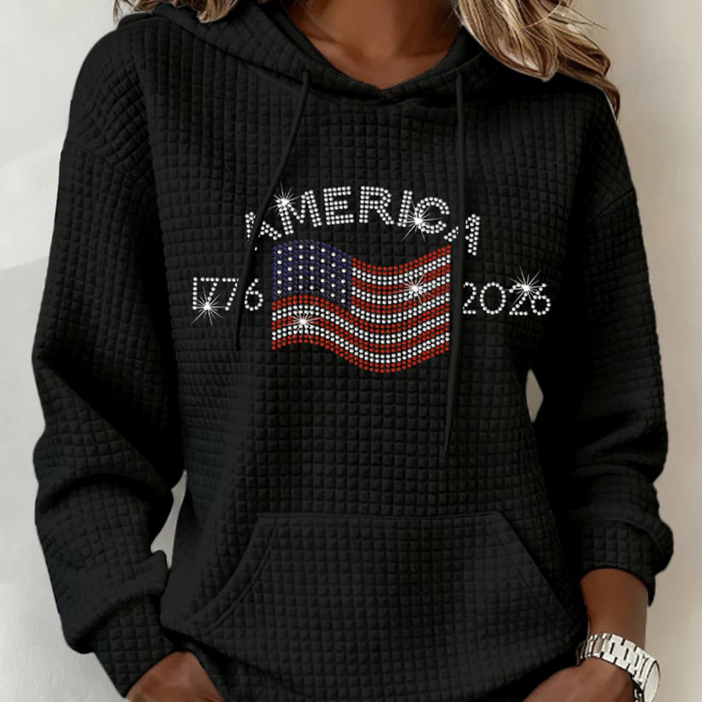 America 250Th Anniversary 1776 2026 Hoodie Semiquincentennial Merchandise Gift Ideas For Women America 250Th Anniversary 1776 2026 Hoodie Semiquincentennial Merchandise Gift Ideas For Women - Image 1