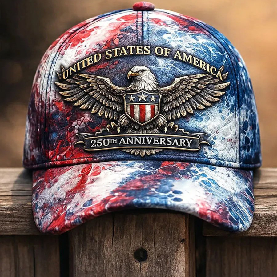 America 250th Anniversary 1776 2026 Patriotic Eagle Hat Best 4th Of July Merch Unique Gift Ideas America 250th Anniversary 1776 2026 Patriotic Eagle Hat Best 4th Of July Merch Unique Gift Ideas - Image 1