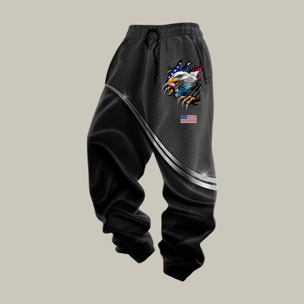 America 250th Anniversary 1776 2026 Patriotic Eagle Sweatpants July 4 Outfits America 250th Anniversary 1776 2026 Patriotic Eagle Sweatpants July 4 Outfits - Image 1