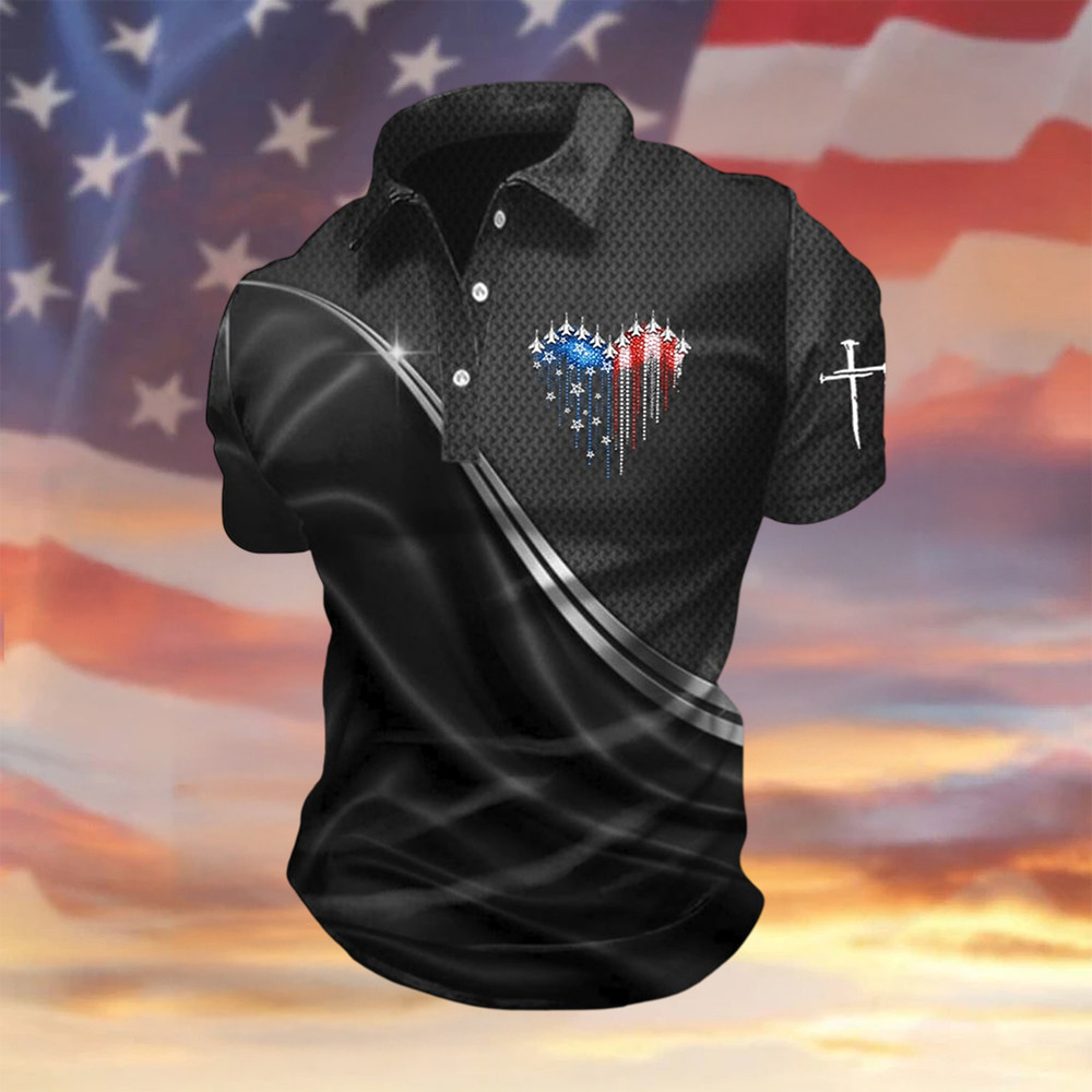 America 250th Anniversary 1776 2026 Polo Shirt America's 250th Birthday Clothes 4Th Of July Gift