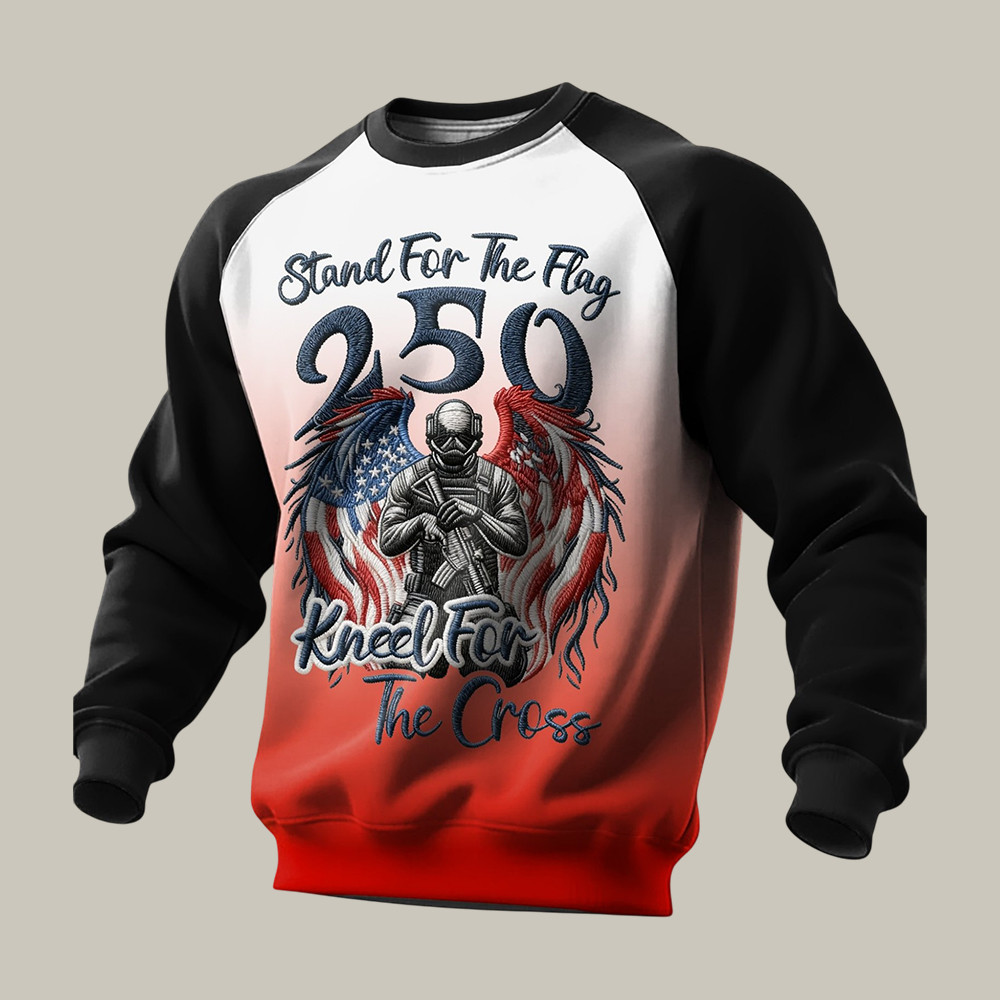 America 250th Anniversary 1776 2026 Sweatshirt 4th Of July Attire Patriotic Men Gift America 250th Anniversary 1776 2026 Sweatshirt 4th Of July Attire Patriotic Men Gift - Image 1