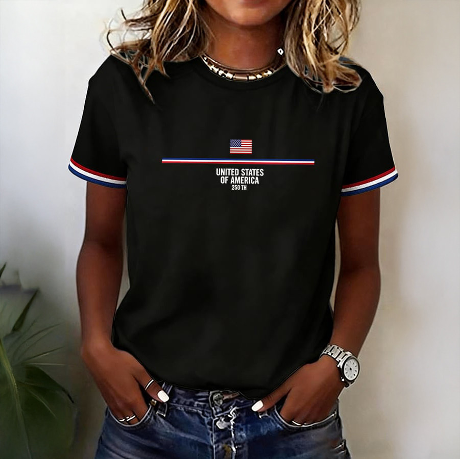 America 250th Anniversary Commemorative T-Shirt America's Birthday Shirt Gift Ideas America 250th Anniversary Commemorative T-Shirt America's Birthday Shirt Gift Ideas - Image 1