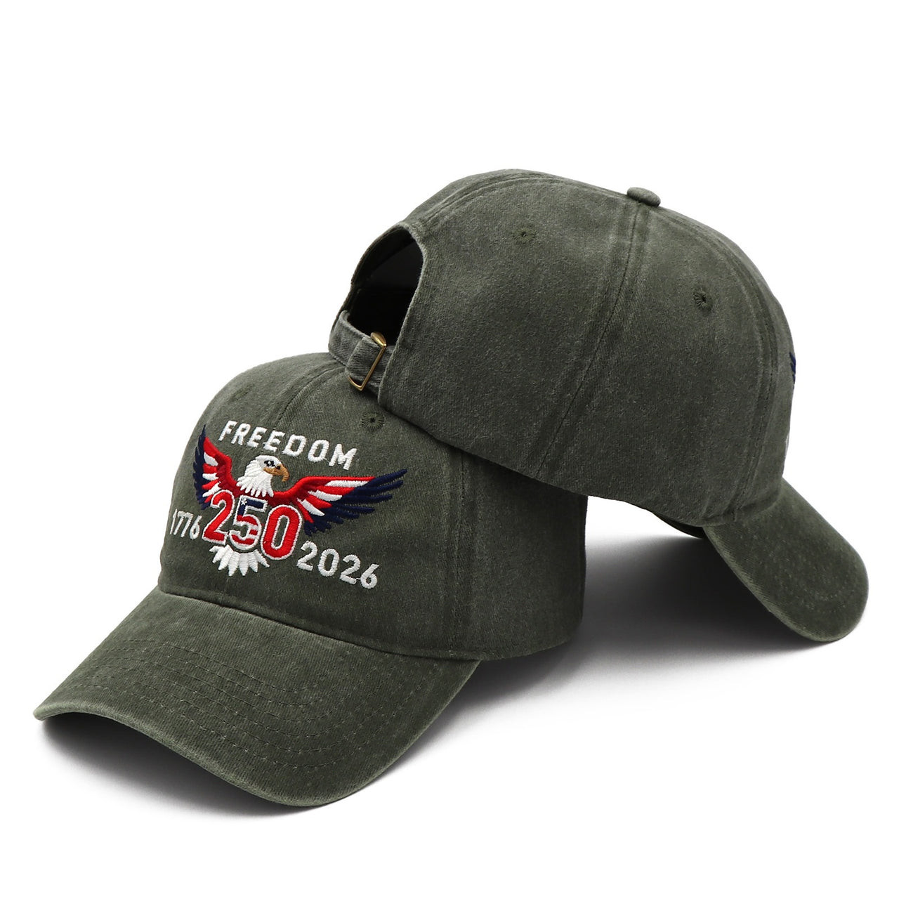 America 250th Anniversary Eagle Embroidered Hat 1776–2026 USA Pride Gift For 4th Of July1