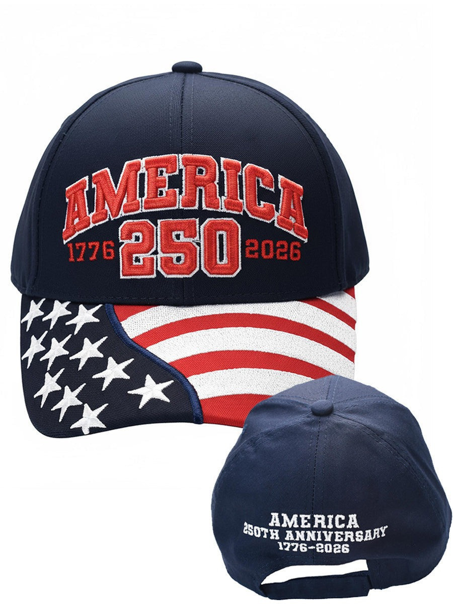 America 250th Anniversary Hat 1776 2026 Baseball Cap Patriotic Merch Ideas For Him America 250th Anniversary Hat 1776 2026 Baseball Cap Patriotic Merch Ideas For Him - Image 1