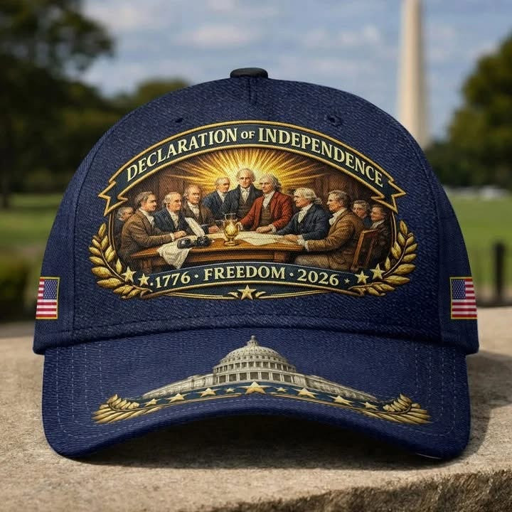 America 250th Anniversary Hat Declaration Of Independence Freedom Cap 1776 2026 Merch Gifts