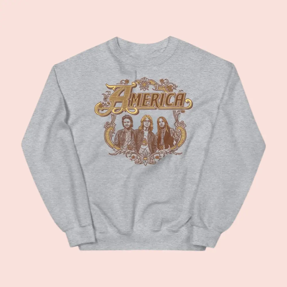 America America Band Sweatshirt Alternative Metal Music Lover Merch Gift For Concert Fans