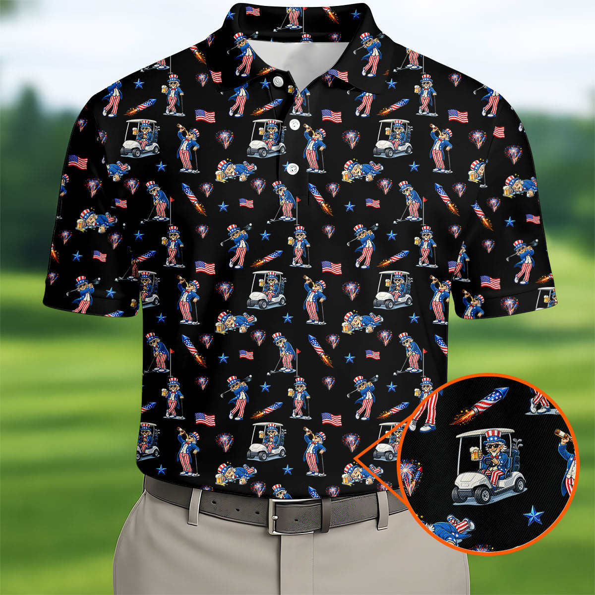 America Celebrates 250Th Anniversary Golf And Beer Funny 4th Of July Merch Patriotic Gifts For Dad