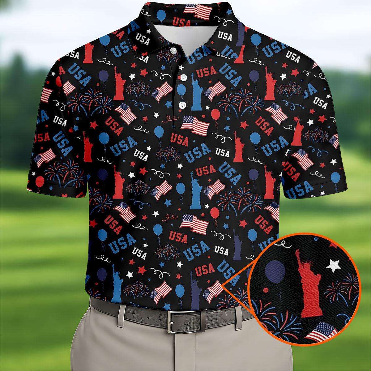 America Celebrates 250Th Anniversary Polo Shirt 4th Of July Apparel Patriots Gifts For Dad
