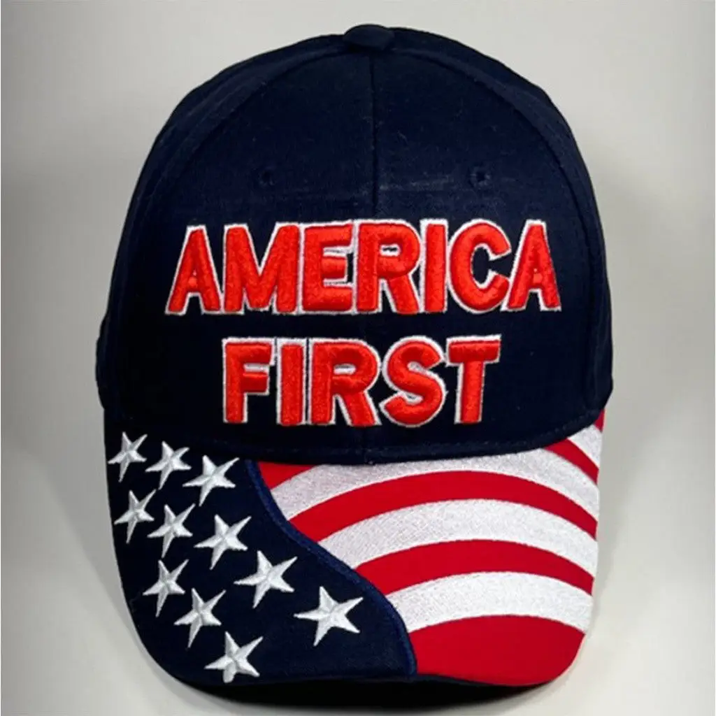 America First Hat USA Patriotic Hat Gift Ideas For Husband -WearandDecor America First Hat USA Patriotic Hat Gift Ideas For Husband -WearandDecor - Image 1