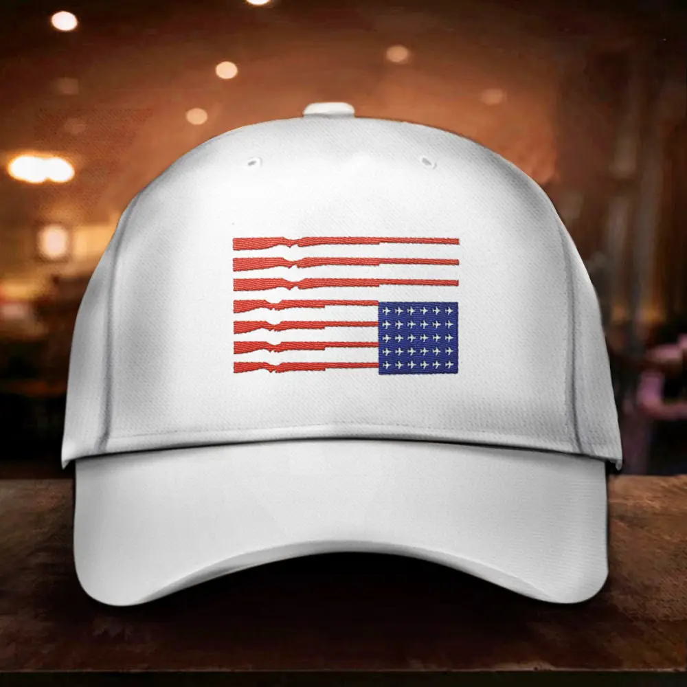 America In Distress Embroidered Hat American Distress Flag Hat Support For Donald Trump Merch America In Distress Embroidered Hat American Distress Flag Hat Support For Donald Trump Merch - Image 1
