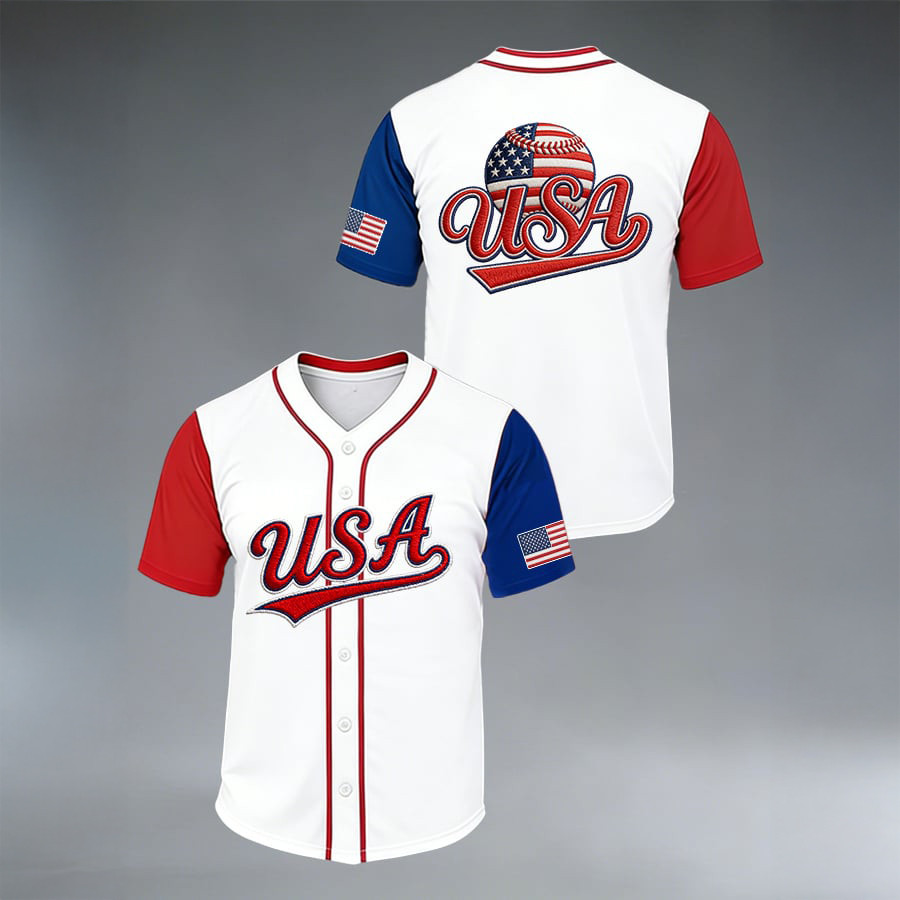 American 2026 World Baseball Classic Jersey USA Baseball Clothes Gift For Boyfriend