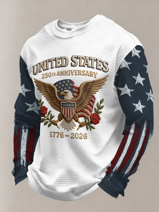 American 250th Anniversary 1776 2026 Sweatshirt America's Birthday Merch Unique Gifts For Men