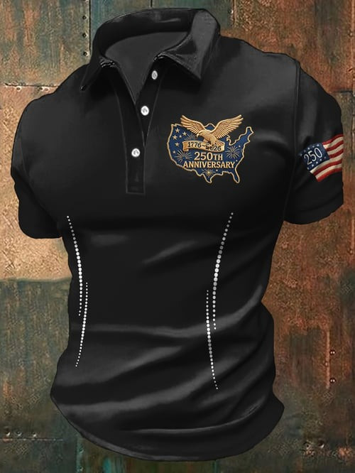 American 250Th Anniversary Polo Shirt 1776 2026 United States Great Clothes Gift For Him