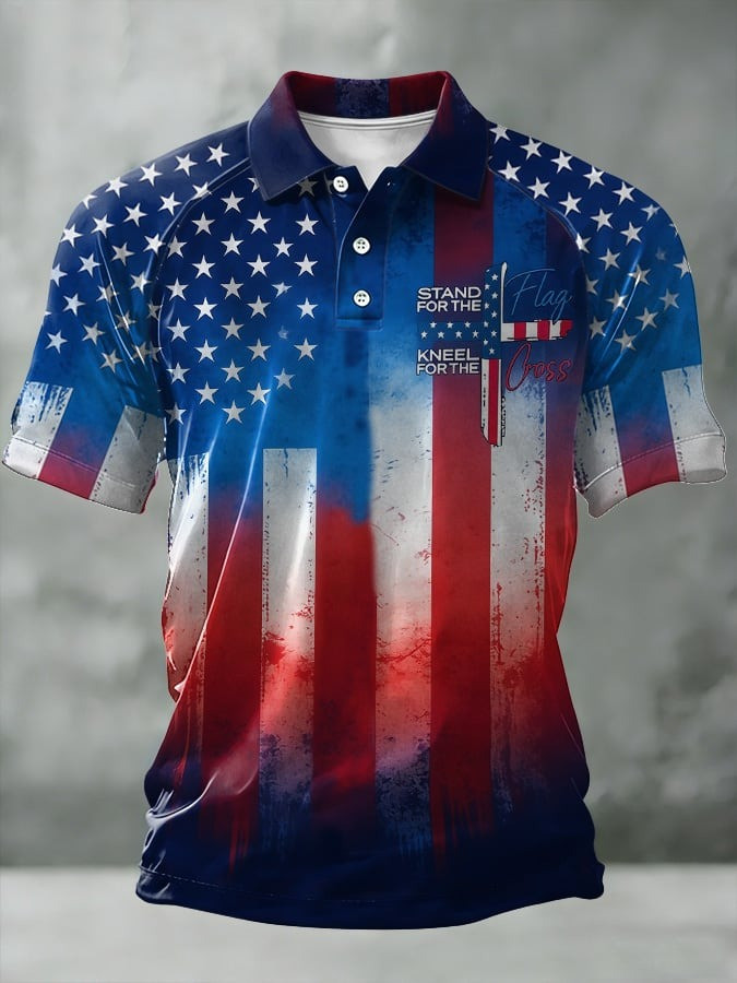 American 250th Anniversary Polo Shirt USA Wears Men's Apparel Independence Day Merch