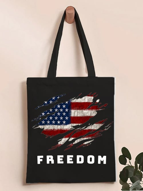 American 250Th Anniversary Tote Bag American Flag Print Shoulder Unique Gifts For Mother
